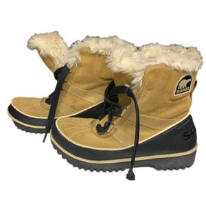 SOREL- Women’s Tivoili tan suede upper size 6